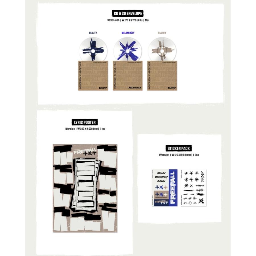 TOMORROW X TOGETHER TXT 公式グッズ 3RD FULL ALBUM FREEFALL トゥバ