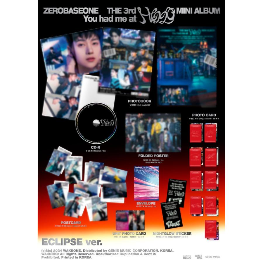バージョン選択可] ZEROBASEONE 公式グッズ You had me at HELLO / 3RD