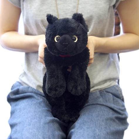 ぬいぐるみ　ひざねこ　Sサイズ　ＢＫ　P-1972サンレモン｜mcodirect｜06