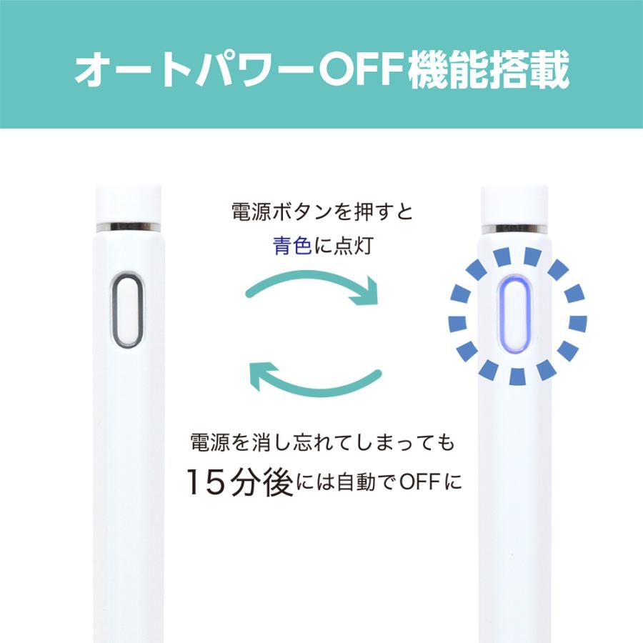 iPad専用タッチペン 六角タイプ  STP-A01/WH　ホワイト 　ナカバヤシ（ミヨシ）（MCO)｜mcodirect｜06