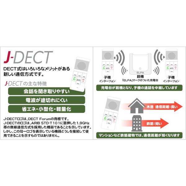 DECT方式 屋内用ワイヤレスインターホン WIP-5150SET ELPA|mcodirect|05