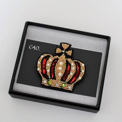 ハンドメイドの刺繍アクセサリー 「クロッシュ・ド／リュネビル