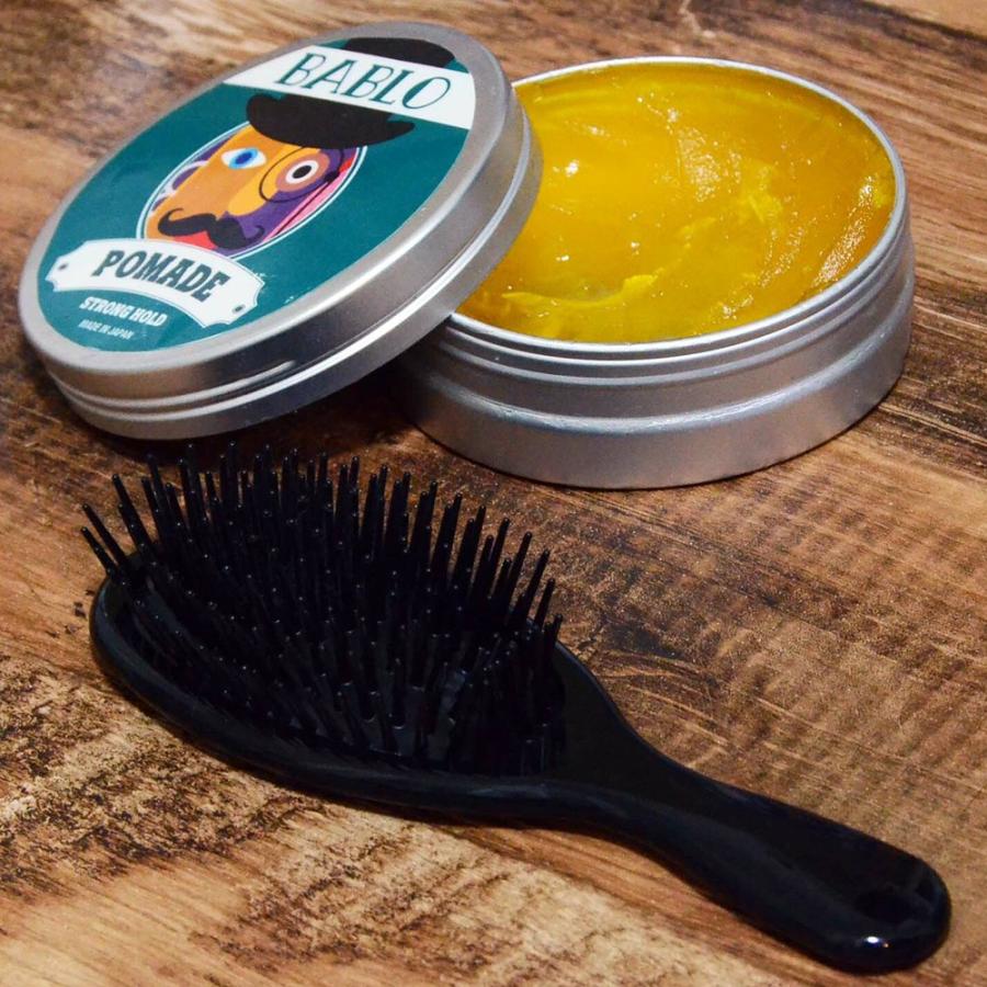 送料無料 バブロ ポマード BABLO POMADE ストロング ホールド 130g＆ヘアブラシセット メンズ 整髪料 水性 ヘアグリース おすすめ  :babset0003:エムコスメスタイル Yahoo!店 - 通販 - Yahoo!ショッピング