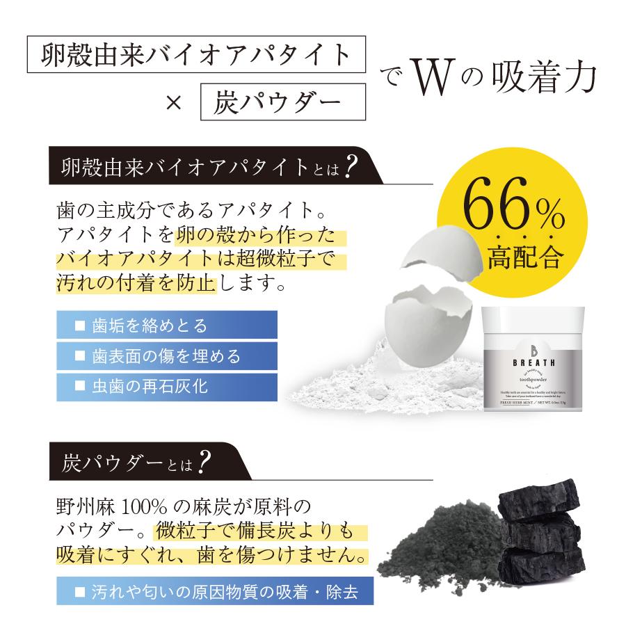 B BREATH ビーブレス トゥースパウダー フレッシュミントの香り 15g