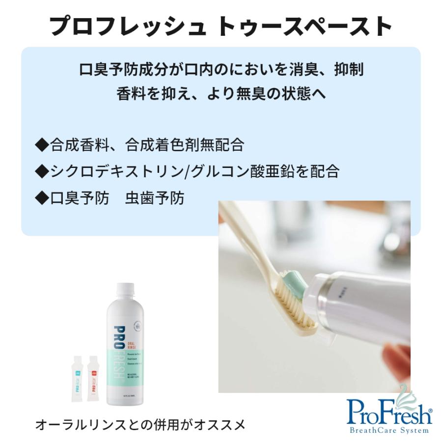 プロフレッシュ 歯磨き粉 トゥースペースト 110g 日本正規品｜mcosme-style｜02