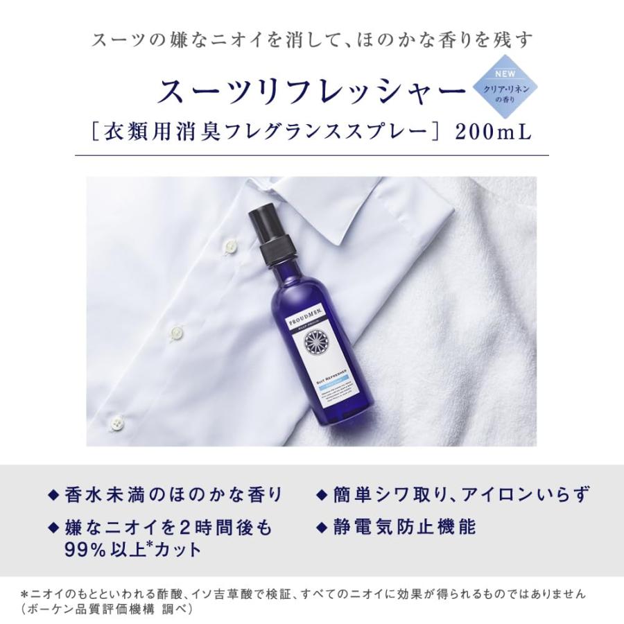 数量限定】衣類 消臭スプレー PROUDMEN プラウドメン スーツ