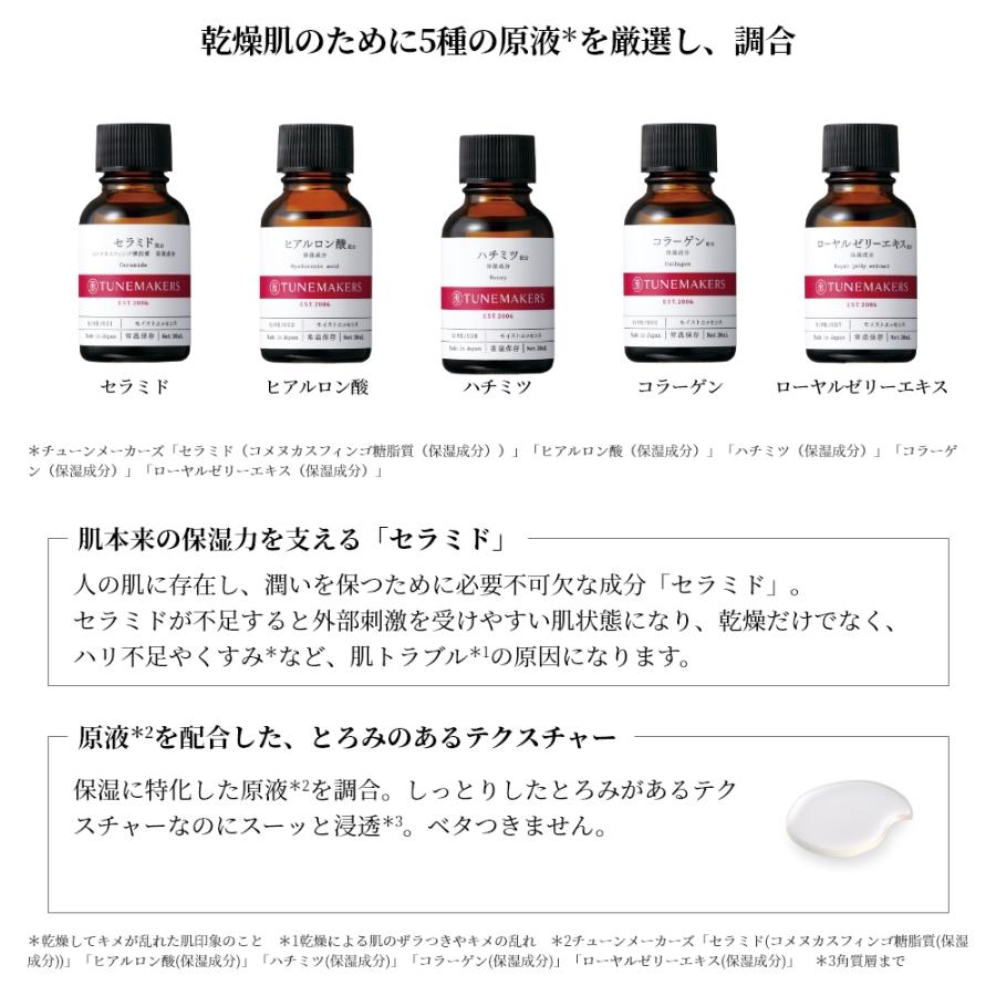 TUNEMAKERS（チューンメーカーズ） 原液保湿水 化粧水 120ml + 原液