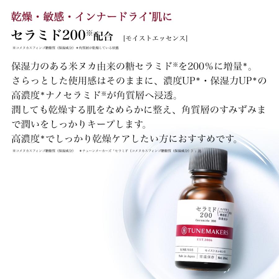 TUNEMAKERS（チューンメーカーズ） セラミド200 20ml 原液 美容液