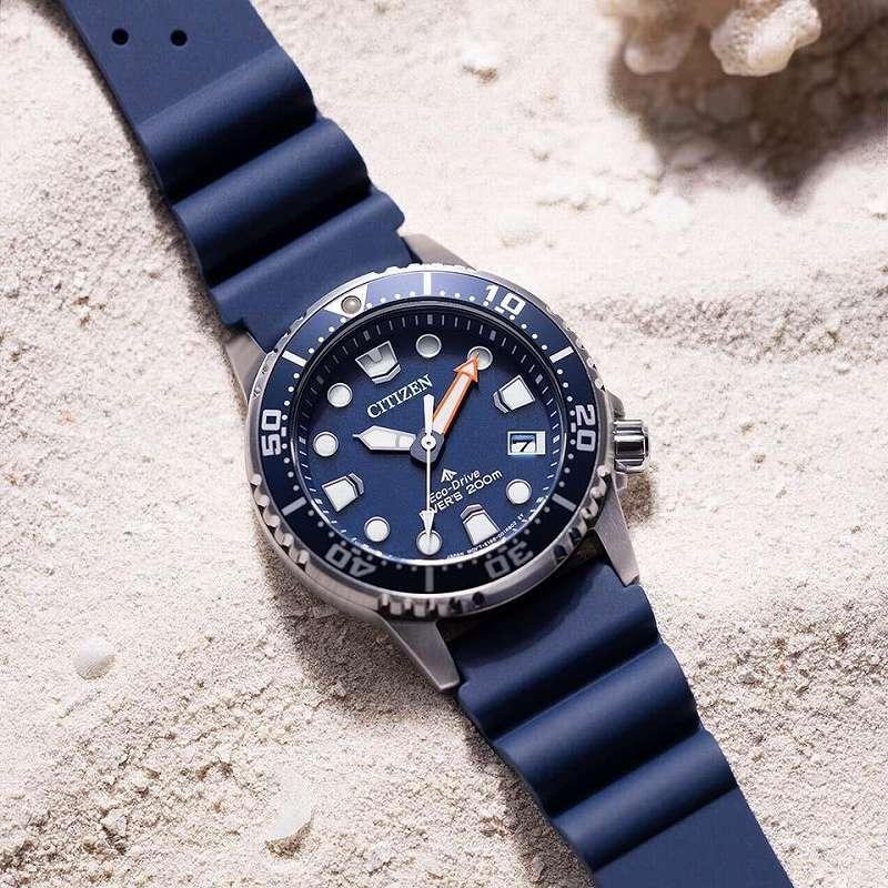 レディース 腕時計 7年保証 送料無料 シチズン プロマスター ソーラー EO2021-05L 正規品 CITIZEN PROMASTER MARINEの画像