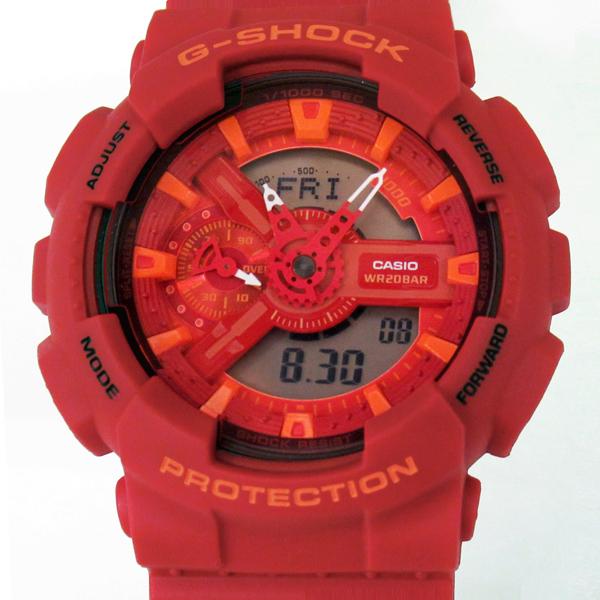 G-SHOCK GA-110AC-7AJF 青と赤 Casio G-Shock Blue and Red Big Face Men's Watch GA-110AC-7