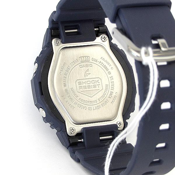 G-SHOCK カシオ レディース 腕時計 アナデジ ネイビー GMA-P2100M-2AJF 