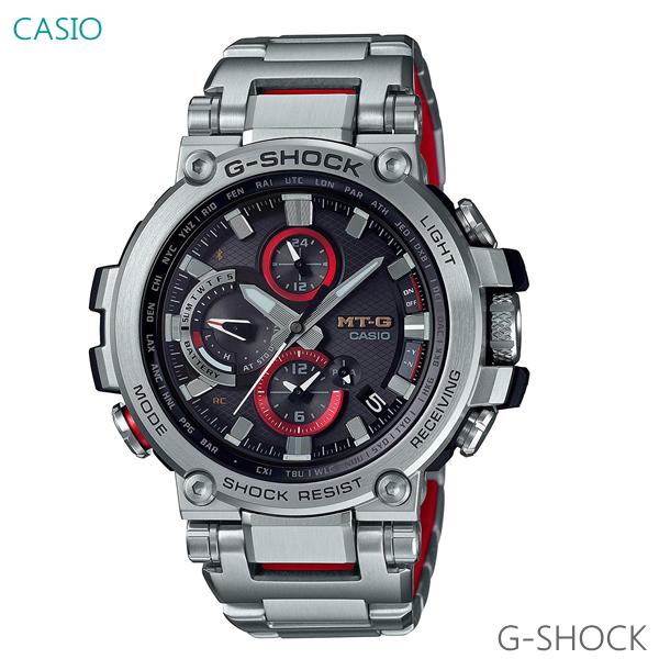 メンズ 腕時計 送料無料 カシオ G-SHOCK MT-G ソーラー 電波 MTG-B1000D-1AJF 正規品