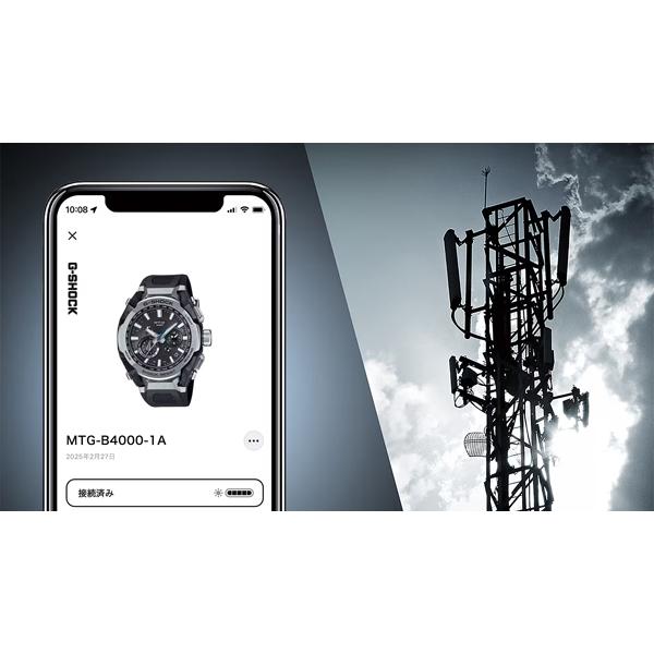 メンズ 腕時計 7年保証 カシオ G-SHOCK ソーラー 電波 MTG-B4000-1AJF 正規品 CASIO MT-Gの画像