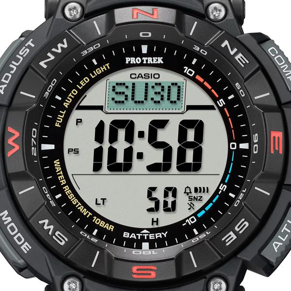 メンズ 腕時計 7年保証 送料無料 カシオ プロトレック ソーラー PRG-340-1JF 正規品 CASIO PROTREK Climber Line｜mcoy｜02