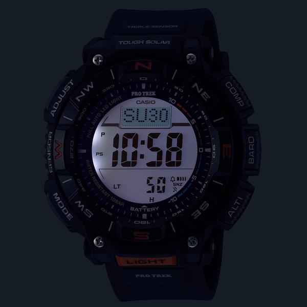 メンズ 腕時計 7年保証 送料無料 カシオ プロトレック ソーラー PRG-340-1JF 正規品 CASIO PROTREK Climber Line｜mcoy｜07