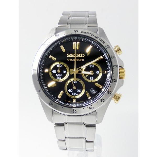 セイコーセレクション メンズ ウォッチ クロノグラフ 腕時計 ブラック シルバー SBTR015 正規品 SEIKO SELECTION | SEIKO | 01