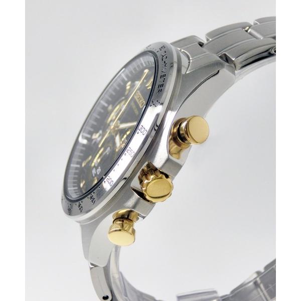 セイコーセレクション メンズ ウォッチ クロノグラフ 腕時計 ブラック シルバー SBTR015 正規品 SEIKO SELECTION | SEIKO | 02