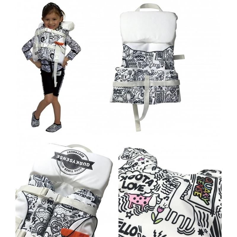 赤ちゃん専用ライフジャケット 赤ちゃん向け Quakysense クエーキーセンス キッズ 浮き輪 Baby Beat Vest 国際基準認定品 Uscg Bv239 Mc Select 通販 Yahoo ショッピング