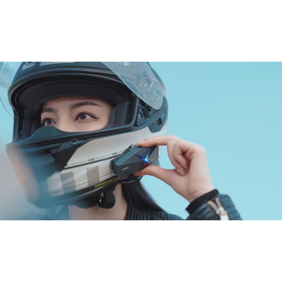 F1 Pro インカム バイク/オートバイ/IPX7防水/インターコム/ASMAX