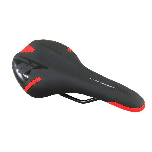 D5090 スポーツコンフォートサドル　145x275mm　ブラック/レッド 自転車/ロードバイク/DDK | 