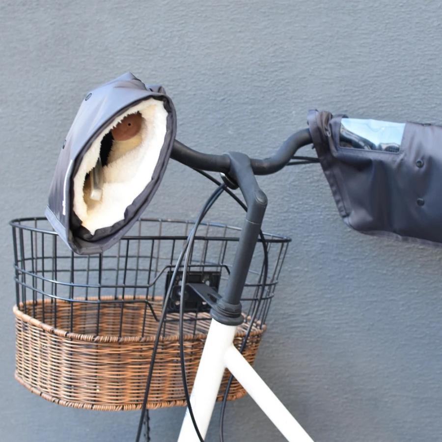 SORAYU 自転車 ハンドルカバー peche 防寒 電動自転車対応 2WAY 取り外し可能なボア付き パネルスイッチがクリアに見えるので安心 オールシーズン対応 |  | 04