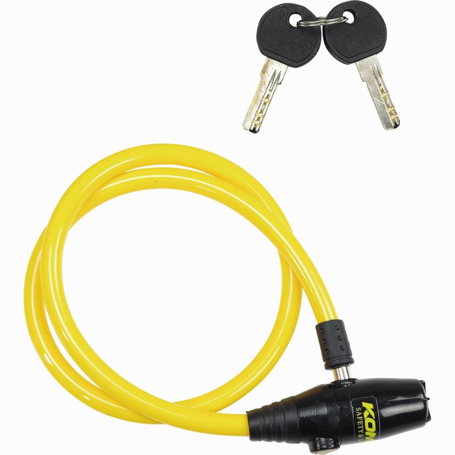 LK-124 アラームワイヤーヘルメットロック バイク/オートバイ/コミネ | 