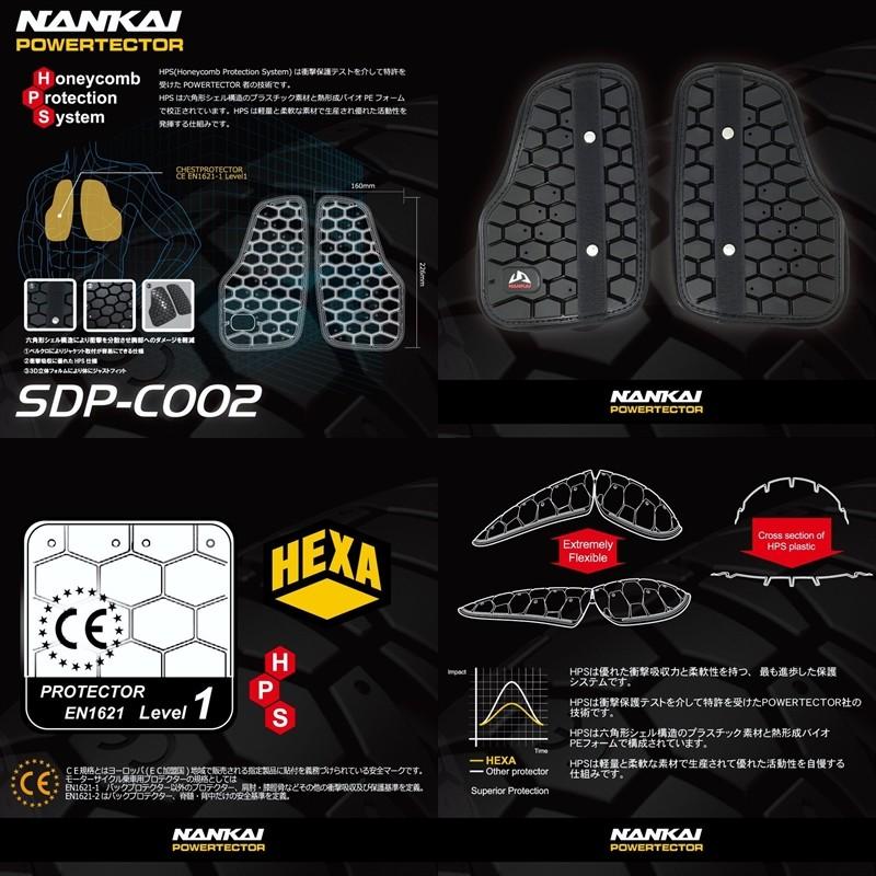 NANKAI HEXA ハニカムDセパーレートチェストプロテクターCE SDP