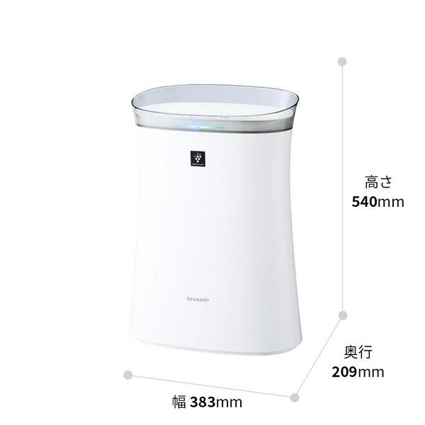 シャープ 空気清浄機 高濃度プラズマクラスター7000 FU-N50-W [FUN50W 