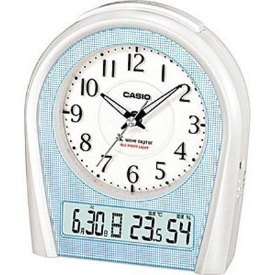 カシオ 電波時計 置時計 デジタル アナログ 目覚まし時計 アラビア数字