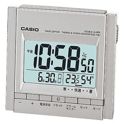 カシオ コンパクト 置き時計 デジタル 電波時計 目覚まし時計 旅行用