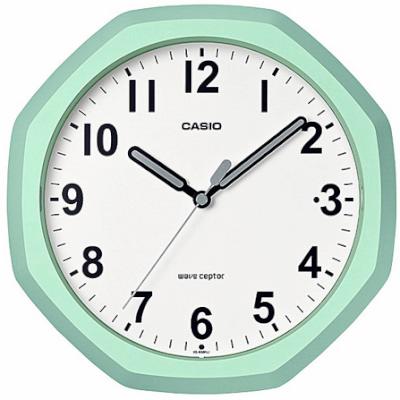 カシオ 電波時計 壁掛け時計 アナログ 掛け時計 おしゃれな グリーン 緑 アラビア数字 Cl21fb01grn 夜間 見やすい Led ライト付き 秒針 音がしない 電波掛時計 Cl21fb01 Mdcgift 通販 Yahoo ショッピング