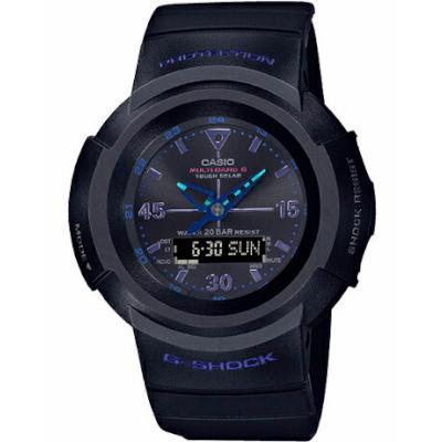 人気ブランドの ソーラー電波 アナログ デジタル 20気圧防水 G-SHOCK スポーツウォッチ カシオ 腕時計 ランニングウォッチ ライト付き LED ストップウォッチ (AWG-M520VB-1AJF) 腕時計