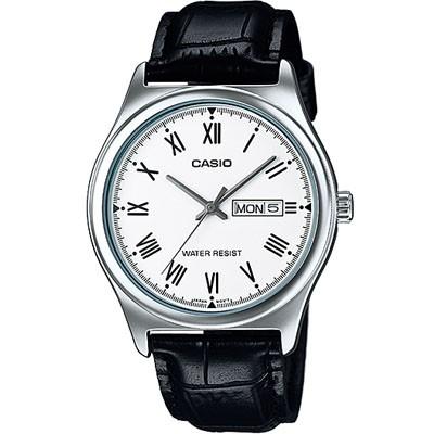 カシオ メンズ アナログ 腕時計 日付・曜日カレンダー ローマ数字