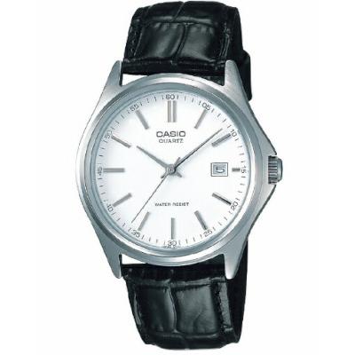カシオ メンズ アナログ 腕時計 文字盤 見やすい ホワイト 白 日付