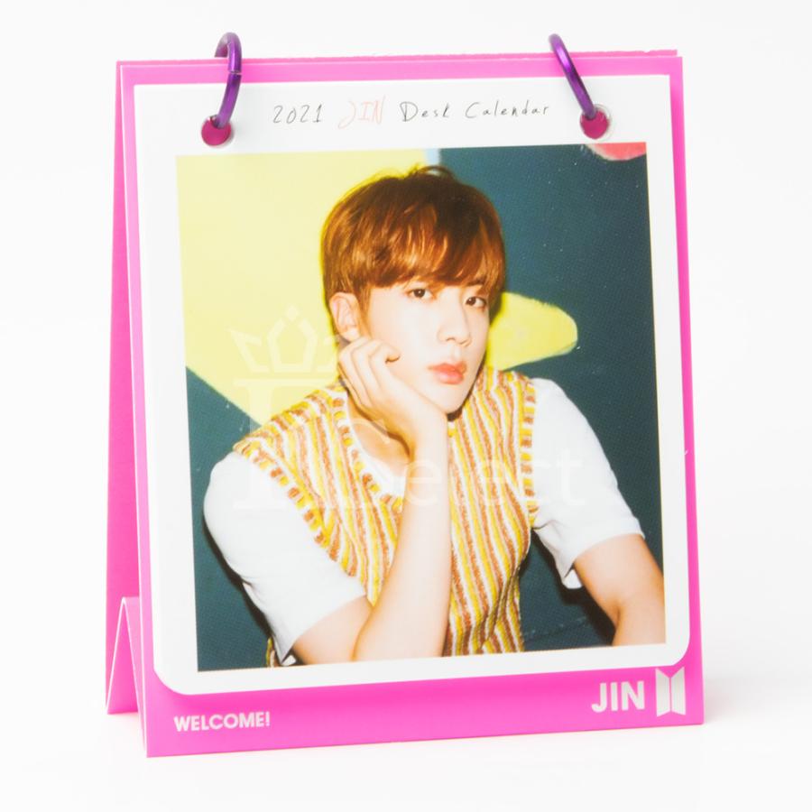 限定特典2点付き）防弾少年団 BTS JIN ジン ミニ卓上カレンダー 2021年