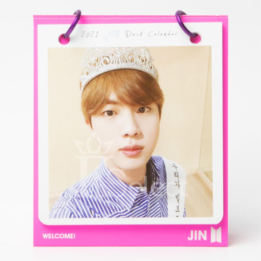 限定特典2点付き）防弾少年団 BTS JIN ジン ミニ卓上カレンダー 2021年