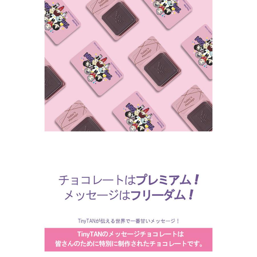 限定特典3点つき）BTS 公式 メッセージ チョコレート TinyTAN Pink