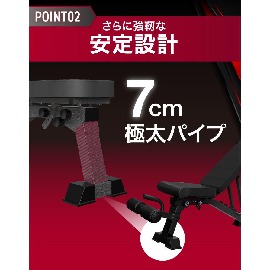 PROモデル】3WAYトレーニングベンチ デクラインベンチ インクライン