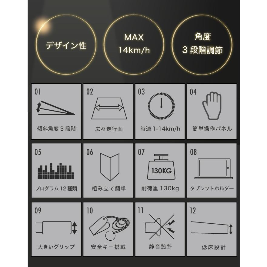 BARWING ルームランナー 14km/h 電動ルームランナー ランニングマシン