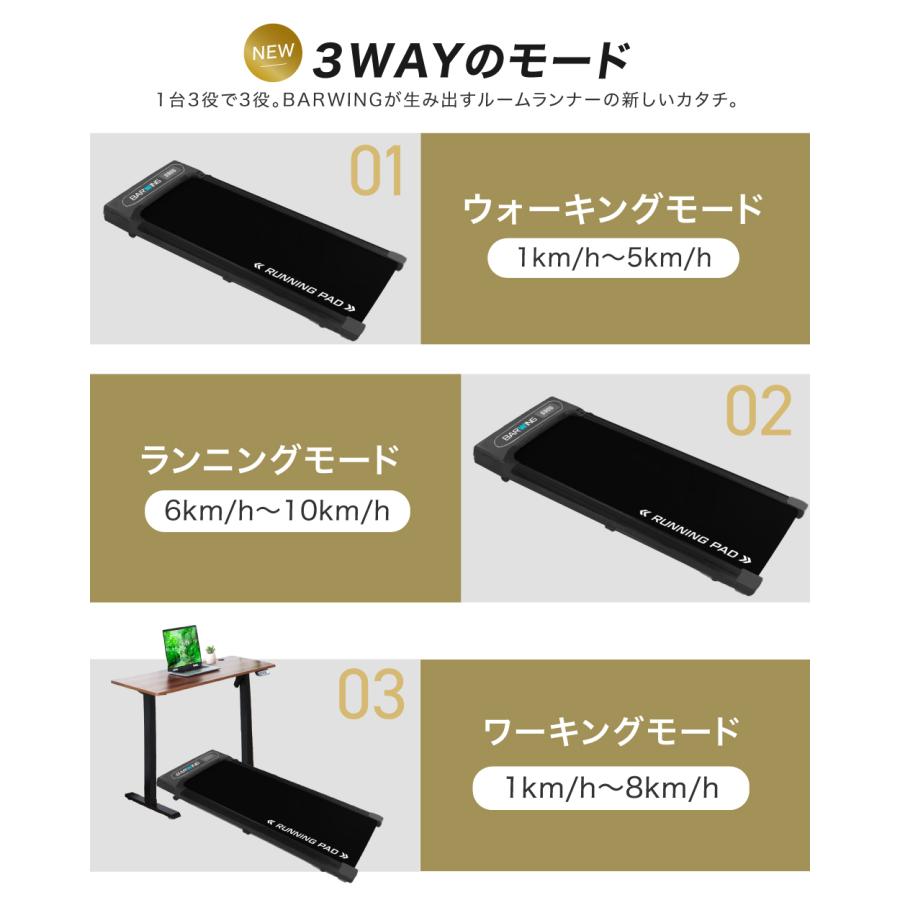 新登場！アプリ連携】 ランニングパット ルームランナー MAX10km/h
