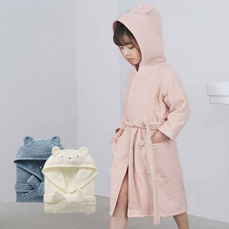 バスローブ バスタオル キッズ 男の子 女の子 綿100％ ルームウェア フード付き ポンチョタオル 子供 タオル地 長袖 お風呂 プール 海 海水浴 |  | 01