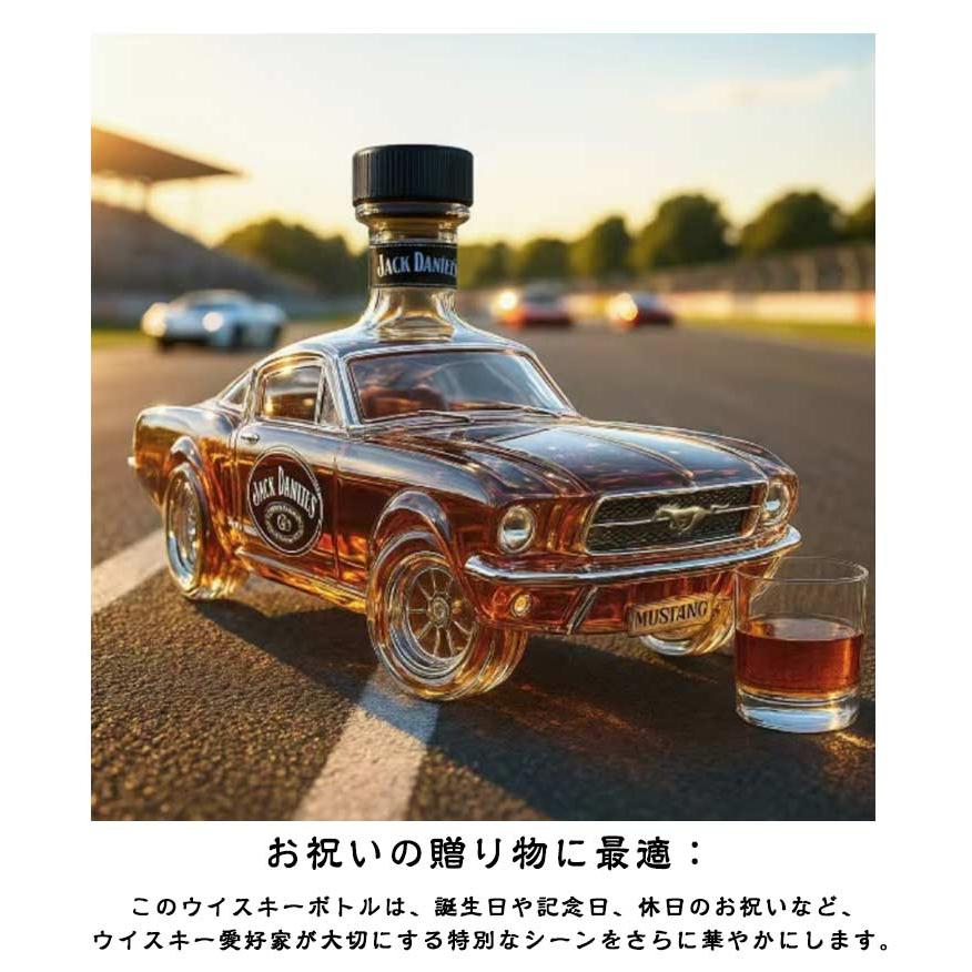 車柄ガラス容器 ウィスキーボトル 耐熱ガラス製 300〜400ml 酒器用