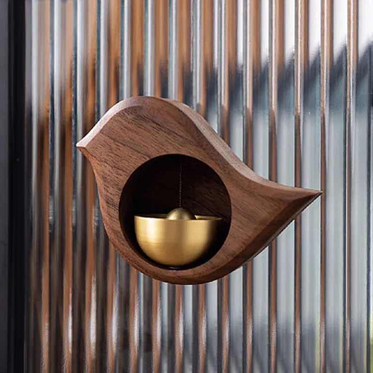 玄関 ドアベル ドアチャイム 呼び鈴 ドアリン 天然木 可愛い