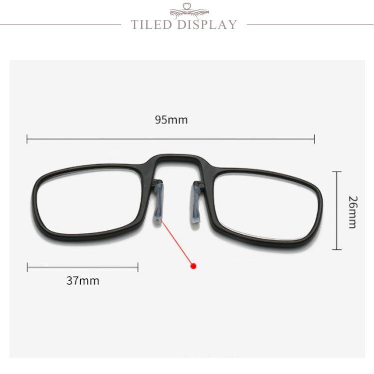 リーディンググラス 老眼鏡 シニ ラス 100度 150度 200度 250度 鼻掛け式 軽量 虫眼鏡 虫めがね 虫メガネ 天眼鏡 メンズ レディース｜mdk-store｜08