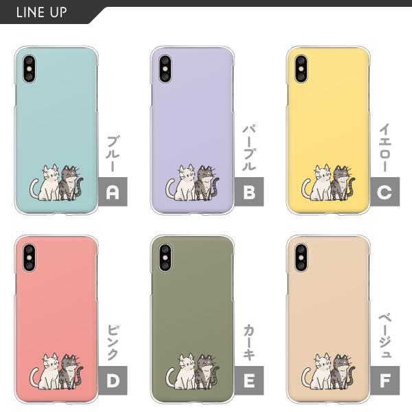 iPhone15 iPhone14Pro SE3 SE2 iPhone13 iPhone12 mini iPhone11 等 ケース 白猫 ハチワレ ゆるかわ イラスト 猫 かわいい おしゃれ 和風 くすみカラー｜mdk｜02