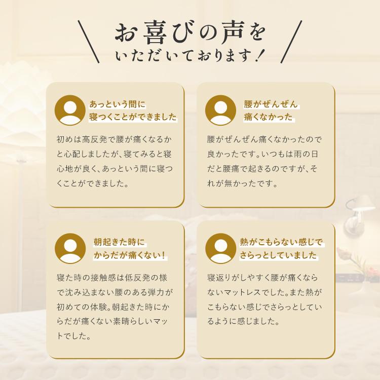 ホテルマットレス マットレス セミダブル 高反発 ソフテックスジャパン Deluxe10 ジェルメモリーフォーム_5