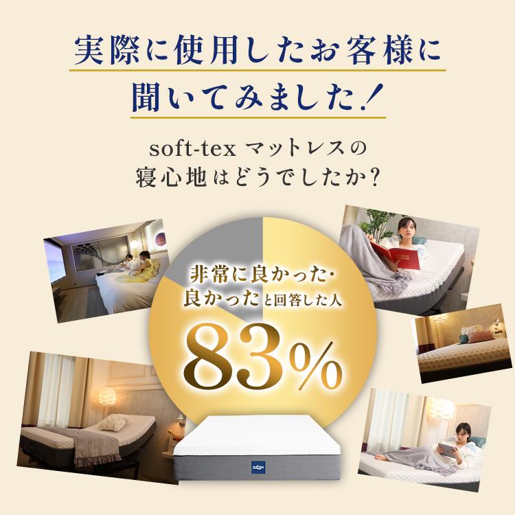 ホテルマットレス マットレス ダブル 高反発 ソフテックスジャパン