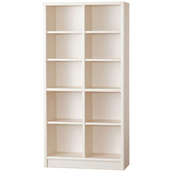ポイント10倍 国産 オープンシェルフ 本棚 ハイタイプ ウッディホワイト 幅90 3cm F 90アコード 完成品 春夏新色 Cafeduberry Com