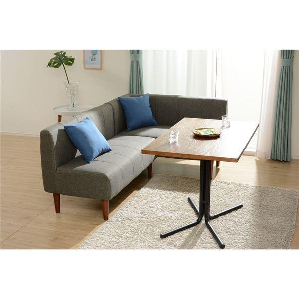 New限定品 ダイニングソファー 右ヒジ ブルー 110cm幅 日本製 最安 Highway18storage Com