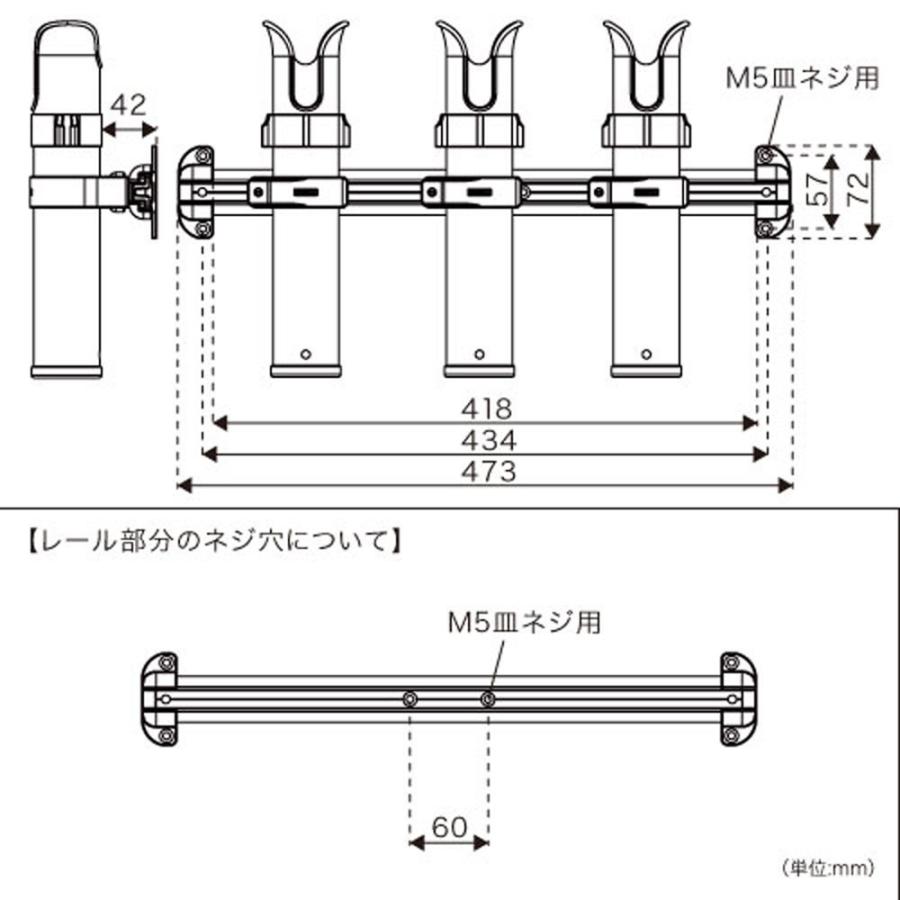 ロッドホルダー ステンレス 3連 : MDNマドンナ - 通販 - Yahoo